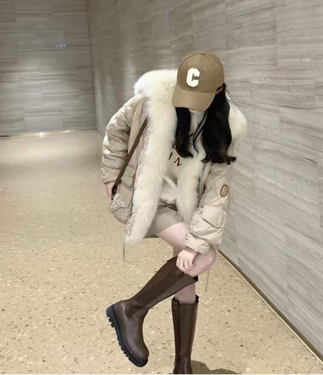 这45套棕色长筒靴穿搭太高级了，显高显瘦显腿长