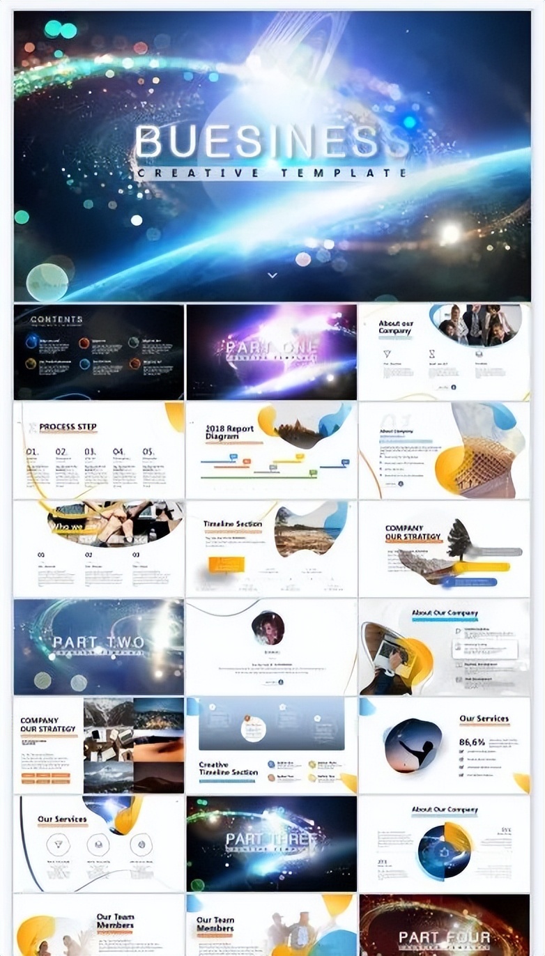 50濂楄秴閰风偒绉戞妧椋巔pt,钃濊壊绉戞妧椋庨珮绾ф劅ppt