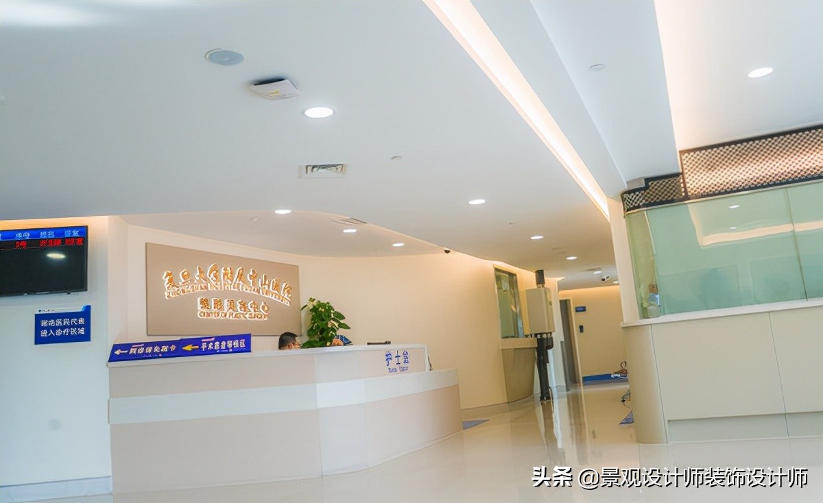 护士站背景墙分隔设计,护士站治疗室设计布局效果图