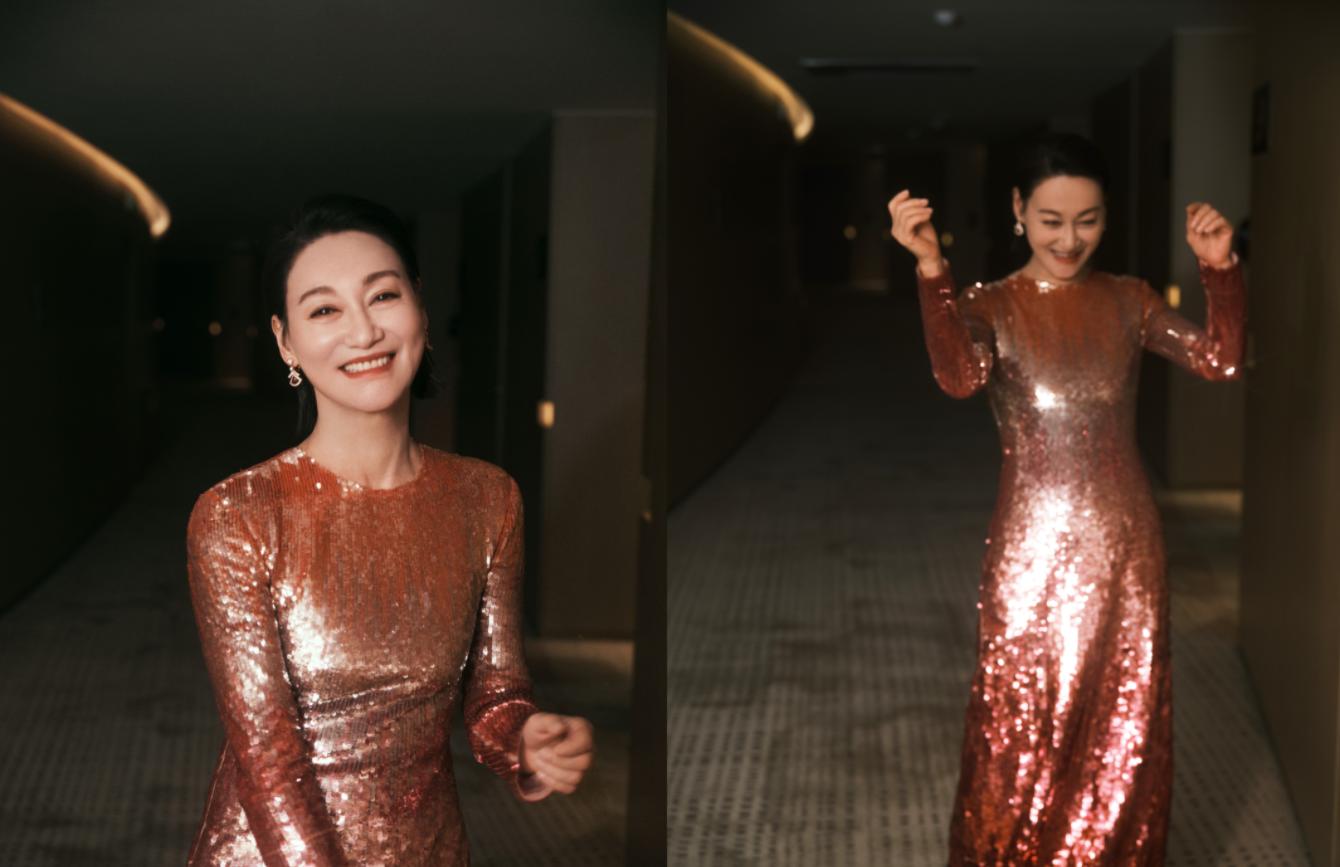 张颂文泪目北影节,北影节开幕式红毯张颂文害羞笑