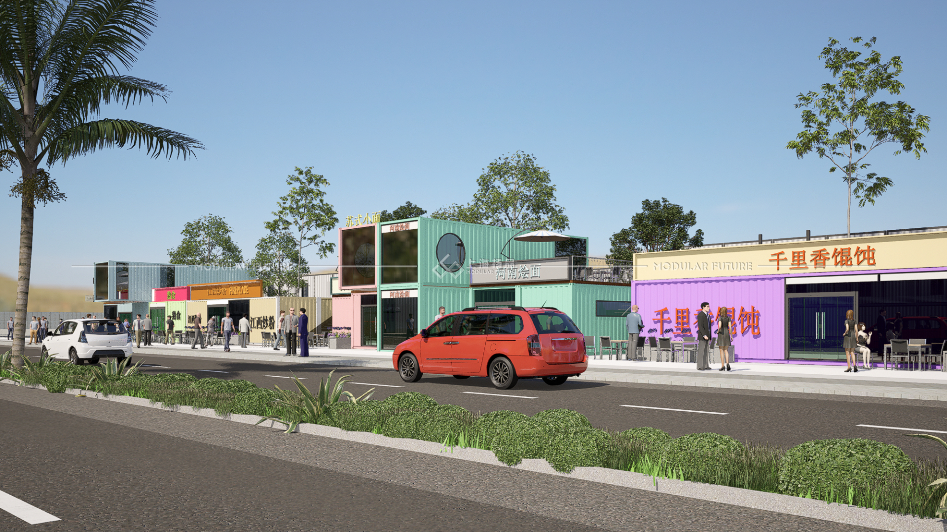 集装箱打造特色网红商业街，新型商业模式一起了解一下吧~