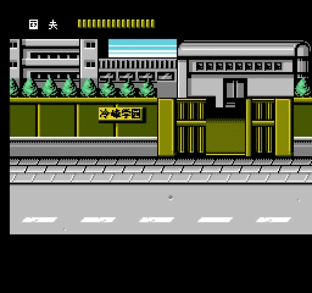 fc热血物语后面一个门进不去,fc热血物语故事背景