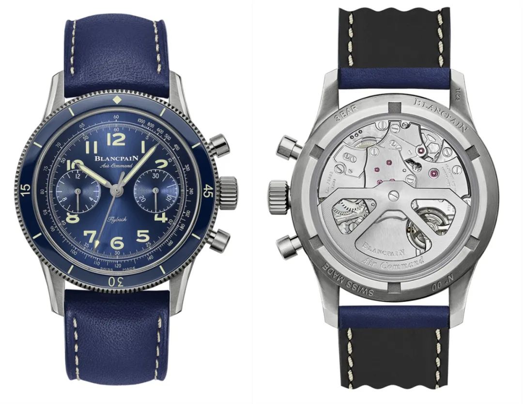 宝珀空军司令玫瑰金上手效果,宝珀空军限量计时表