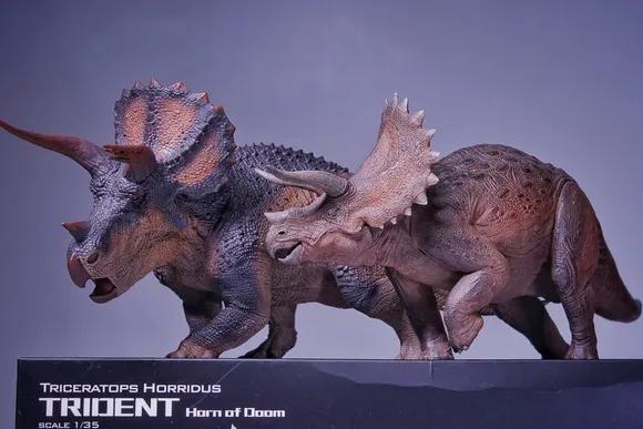 恐龙模型测评t-toy双脊龙jp版,安利亚恐龙模型镰刀龙