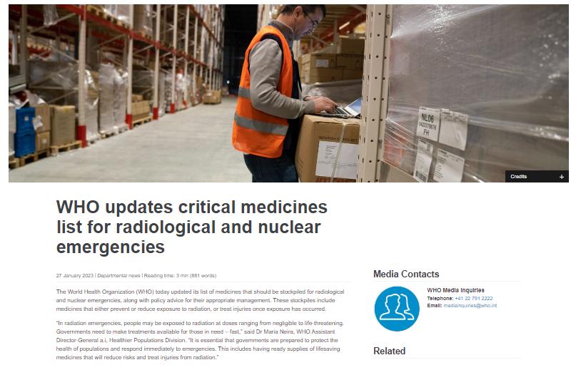 比新冠“要命”的*污染核**来了？最新版防核药物清单请查收！