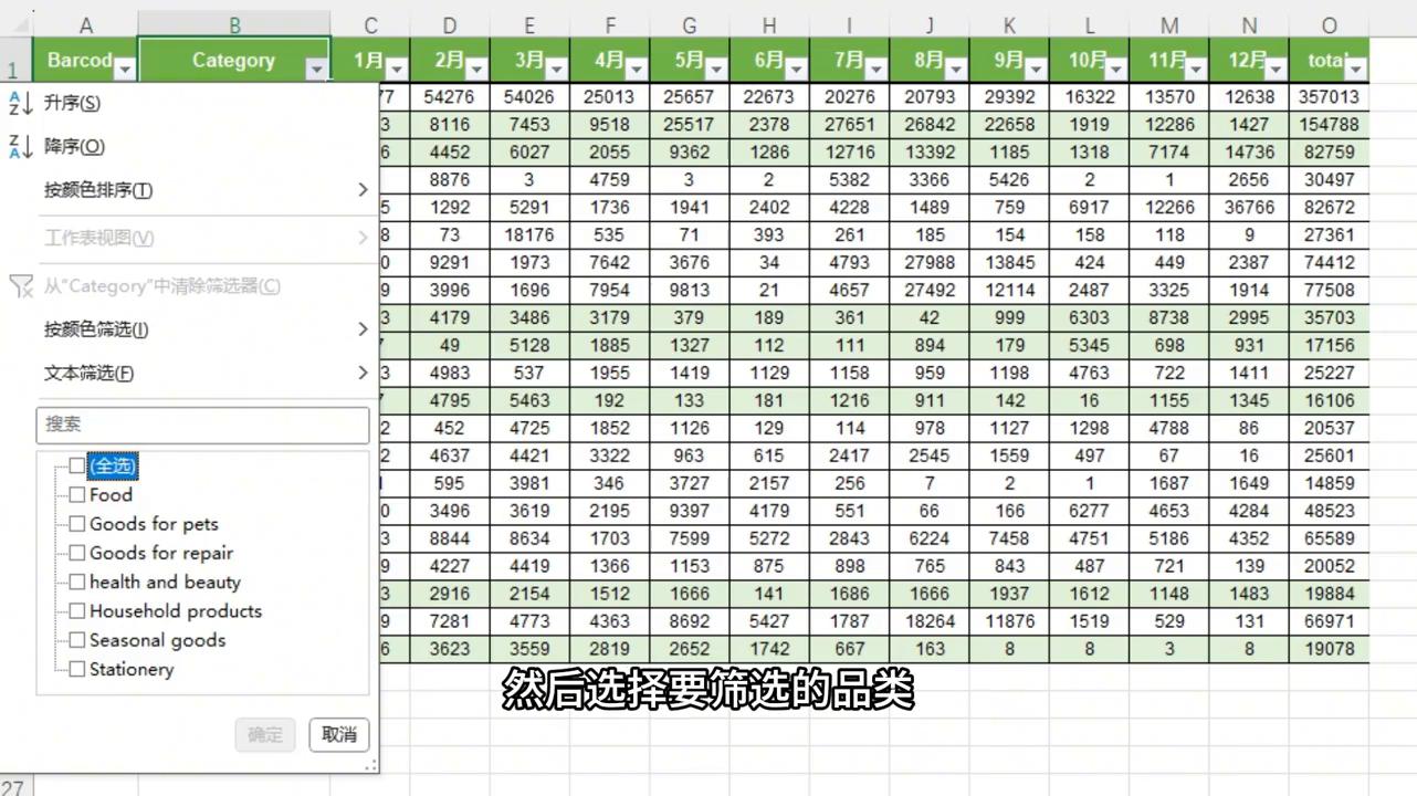 excel筛选如何快速选定内容,excel筛选技巧视频