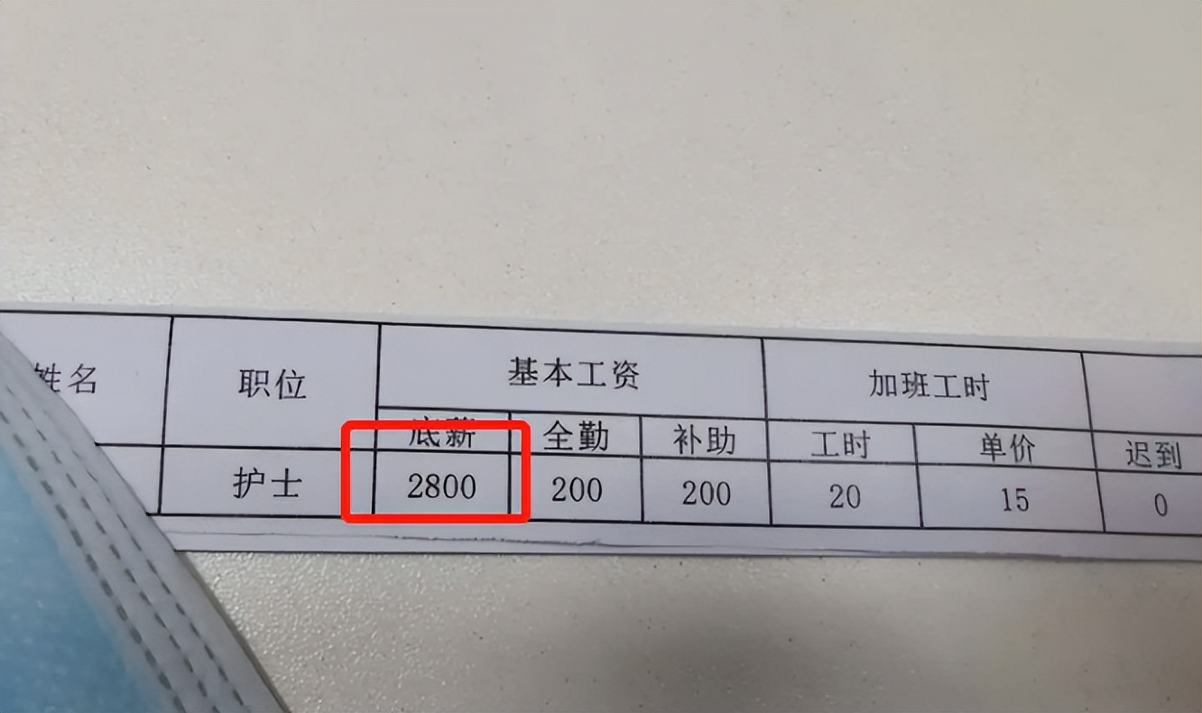 浙江护士工资单合计,医院护士晒工资单