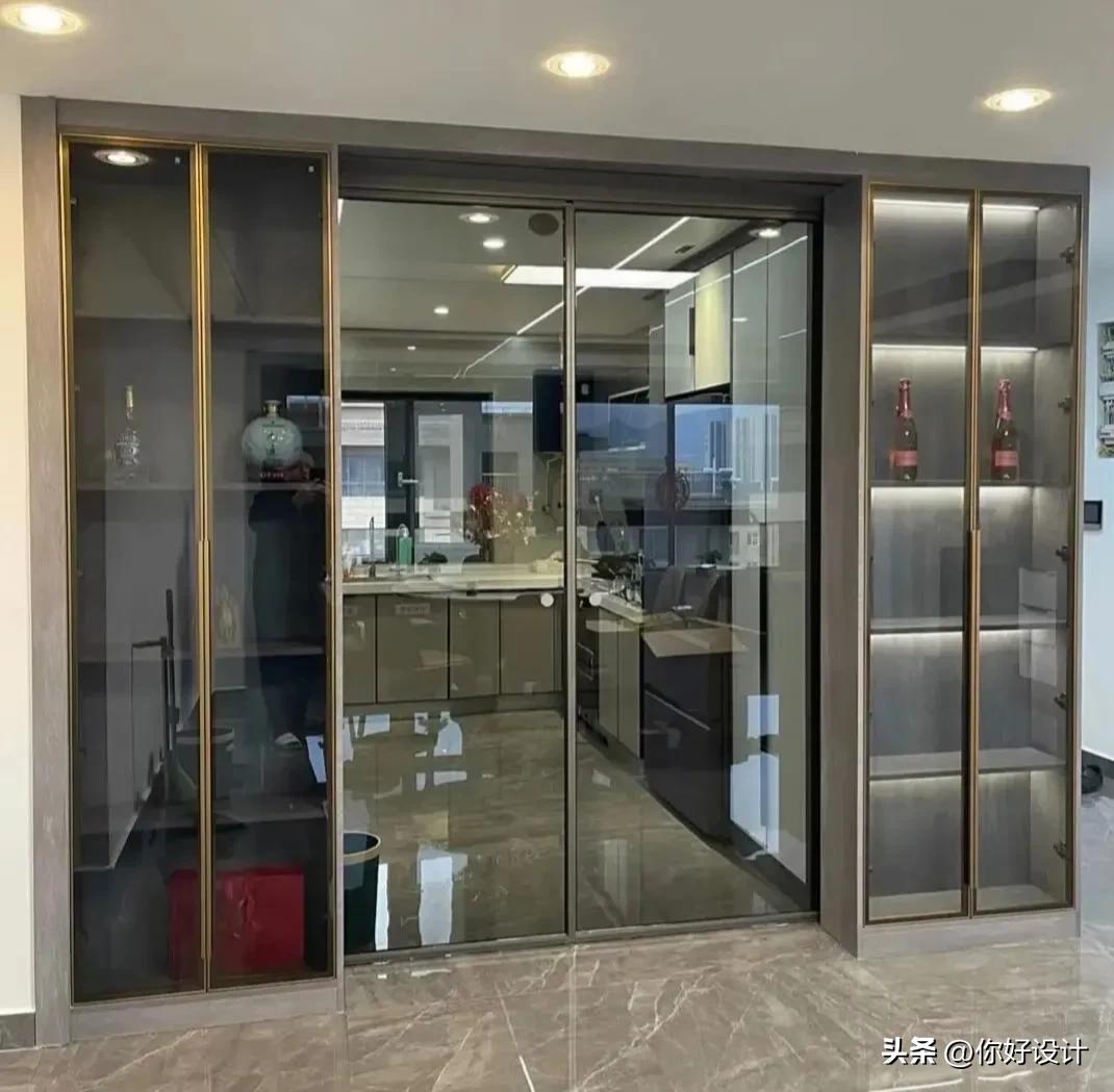 厨房隐形隔断门价格,二十公分厨房隔断柜