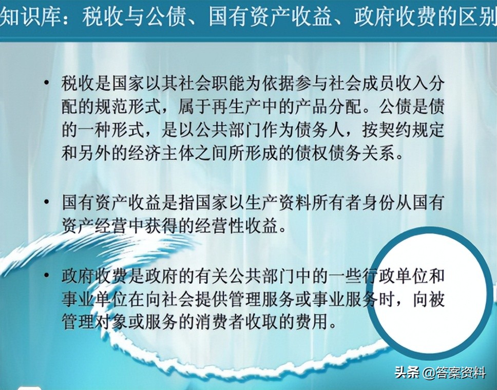 财政学知识点归纳,财政学自考知识点