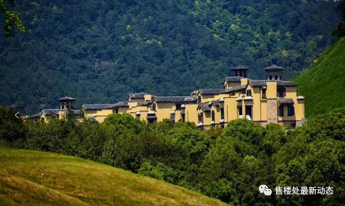 安吉绿城龙王溪精装修高尔夫别墅,绿城龙王溪小镇别墅