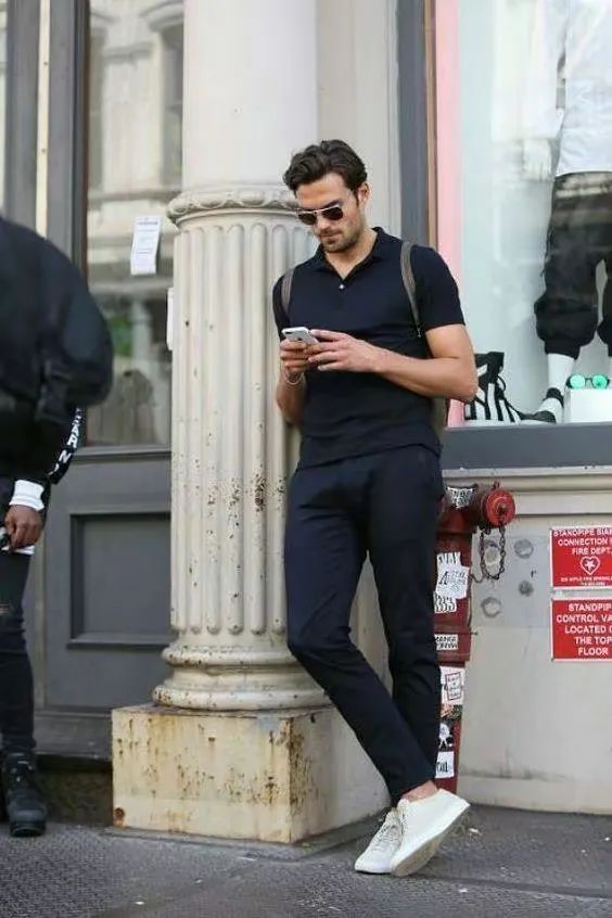 夏季男士polo衫短袖怎么搭配,夏季男士短袖polo衫搭配整套