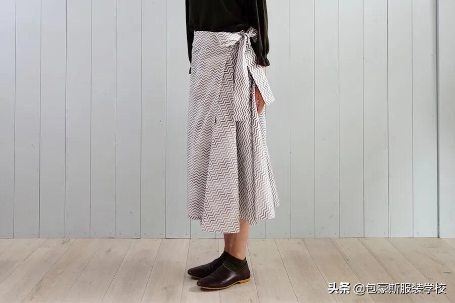 筒裙的缝制方法,裹身裙裁剪教程