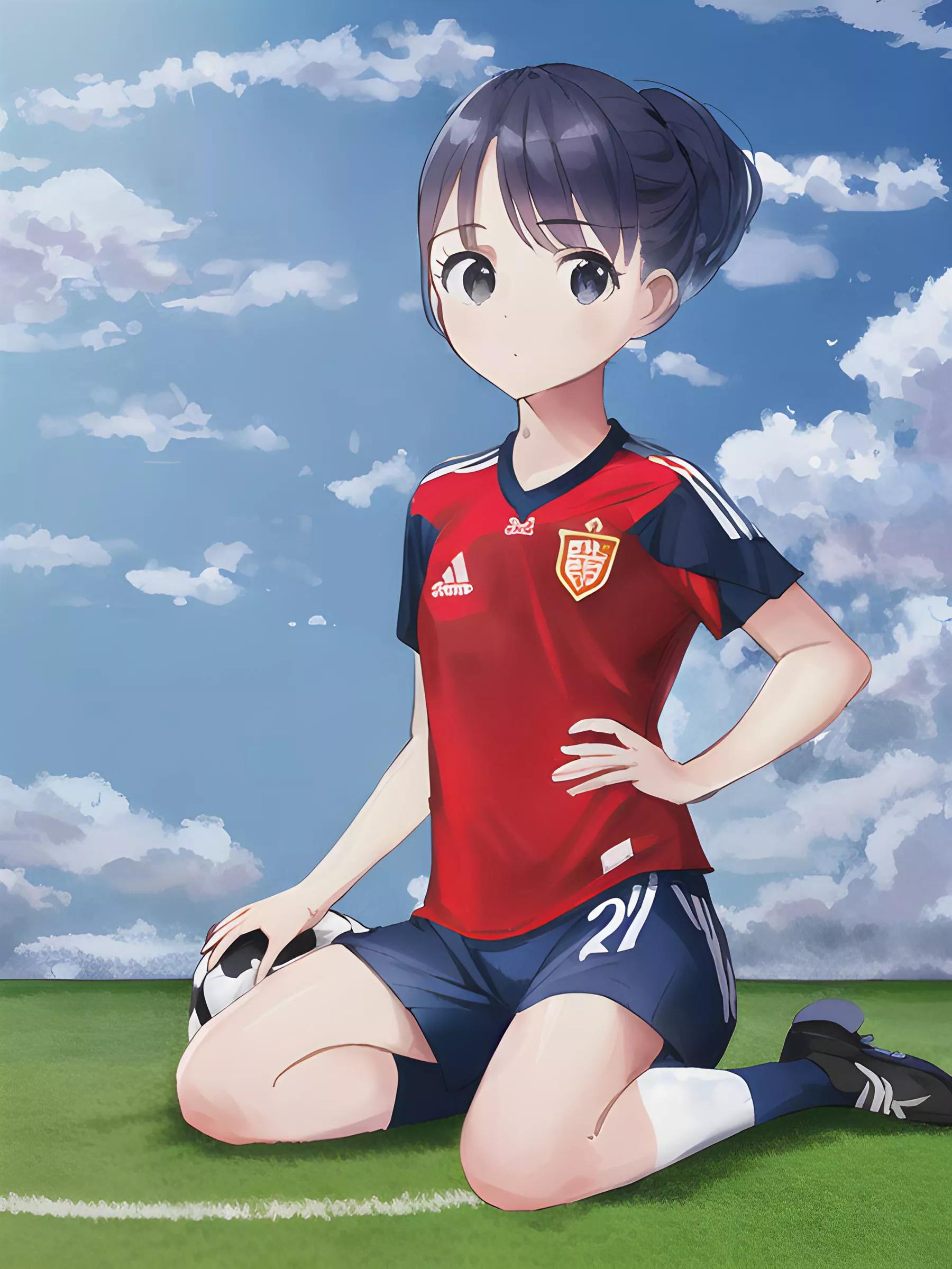 足球宝贝高清壁纸,ai绘画二次元妖狐壁纸