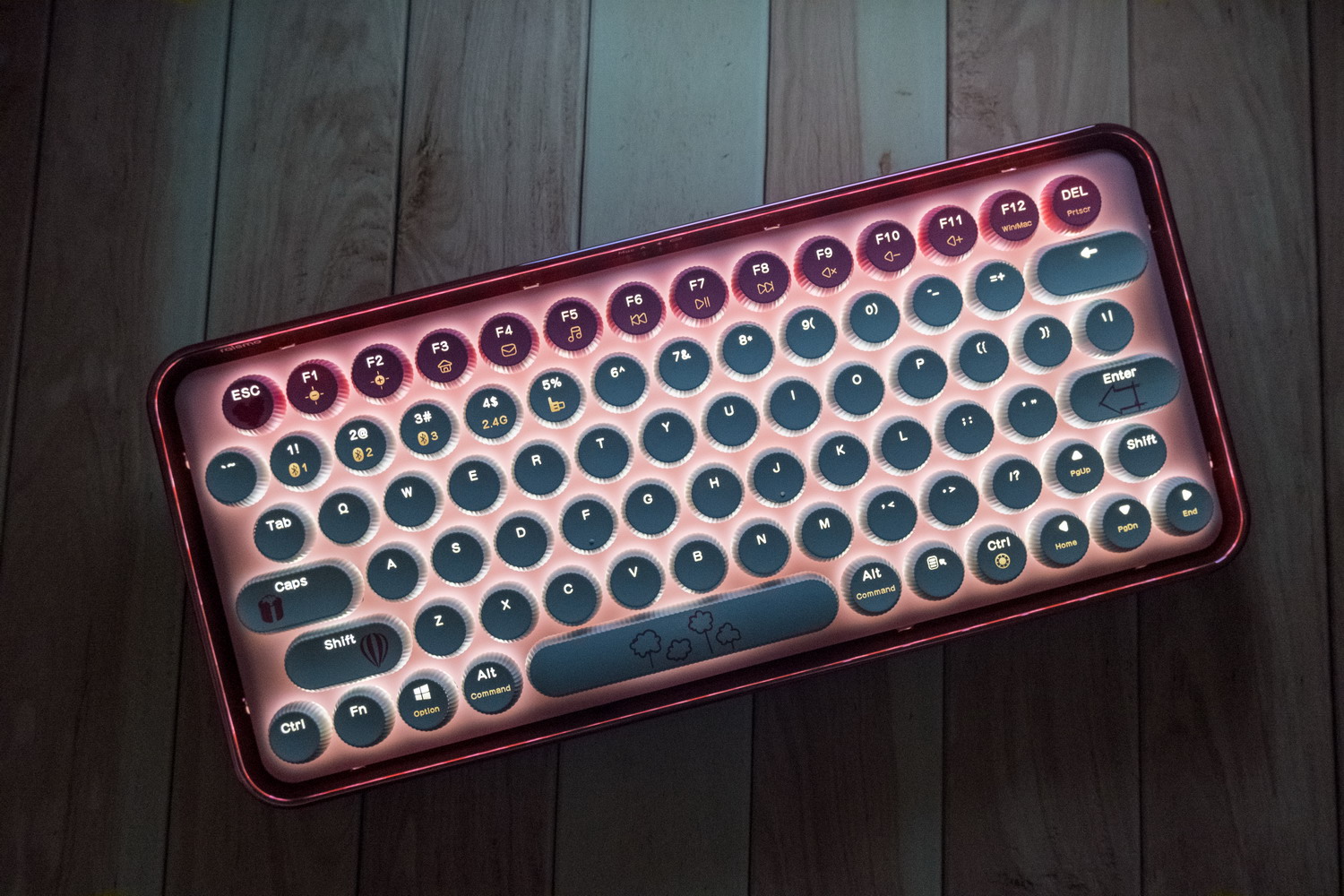 雷柏pre5键盘,雷柏ralemoPre5多模无线机械键盘