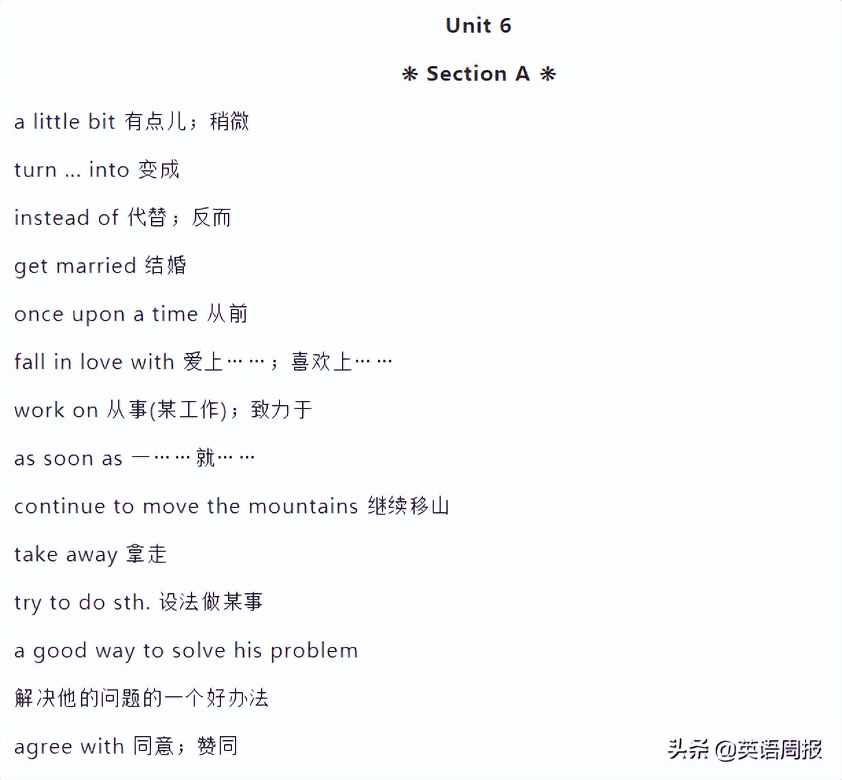 初中英语三年必背单词短语,初中英语考点单词和短语