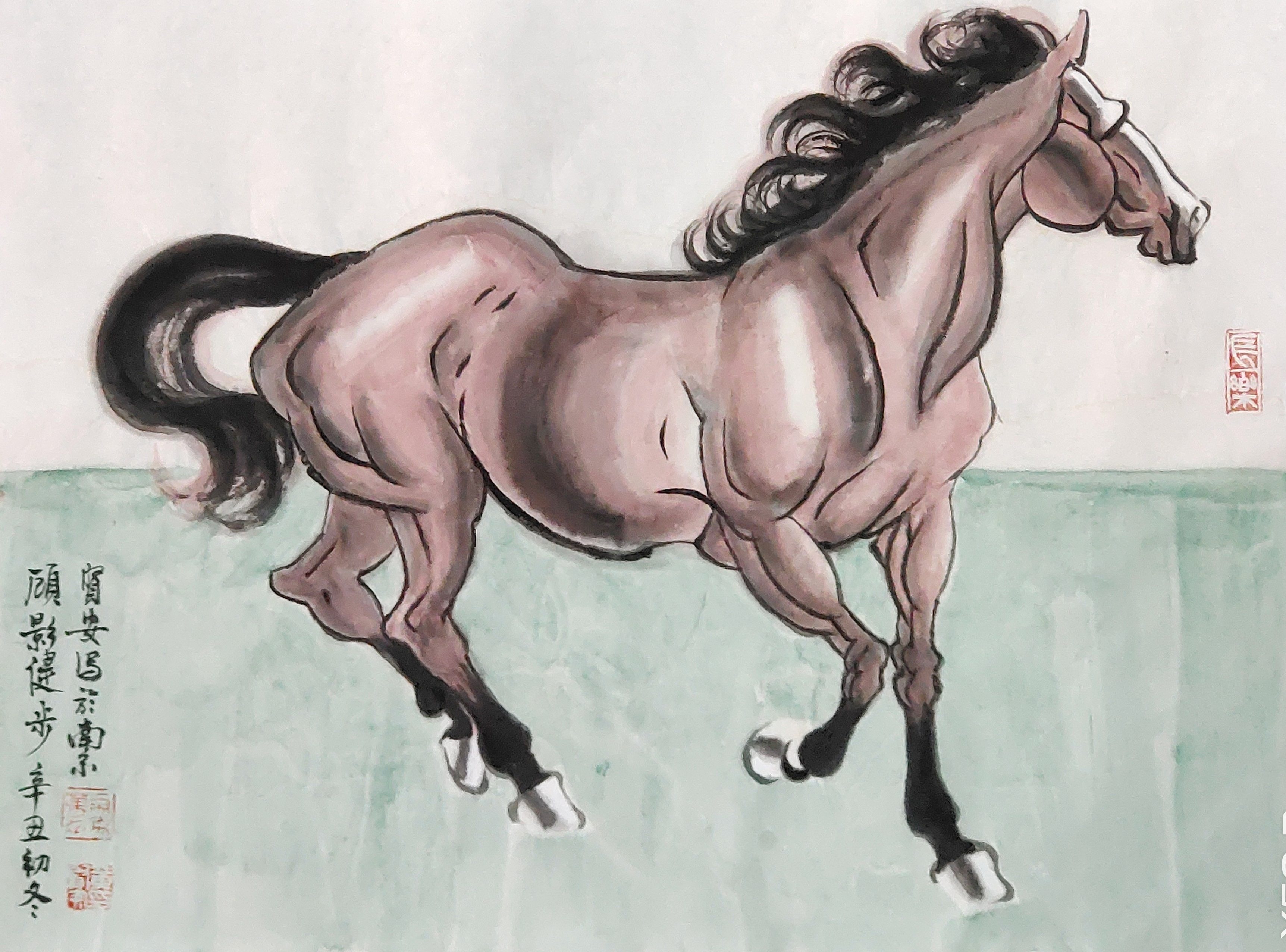 迎冬奥庆新春书画,迎元宵庆冬奥绘画一等奖