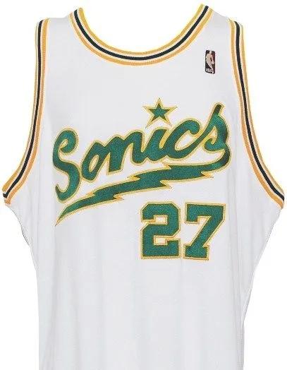 NBA球衣进化史——西雅图超音速队