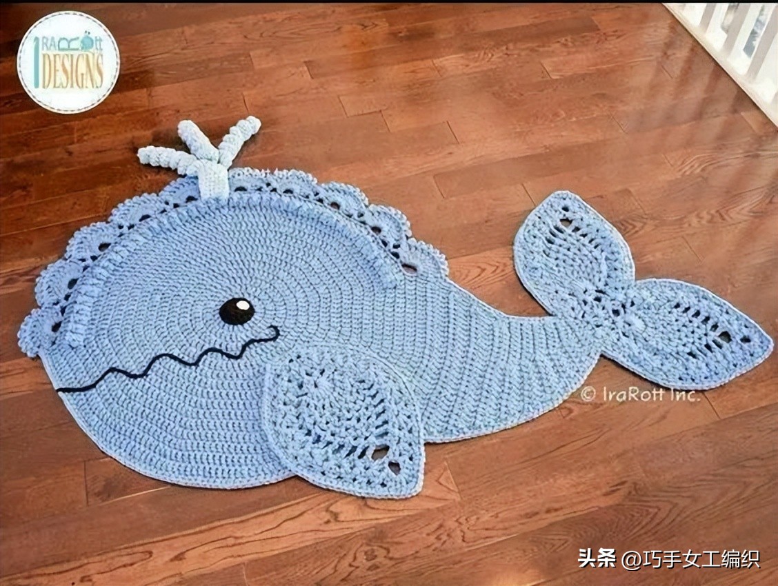 她只用零线就把鱼钩出了百变的花样，还超实用，真是太聪明了！