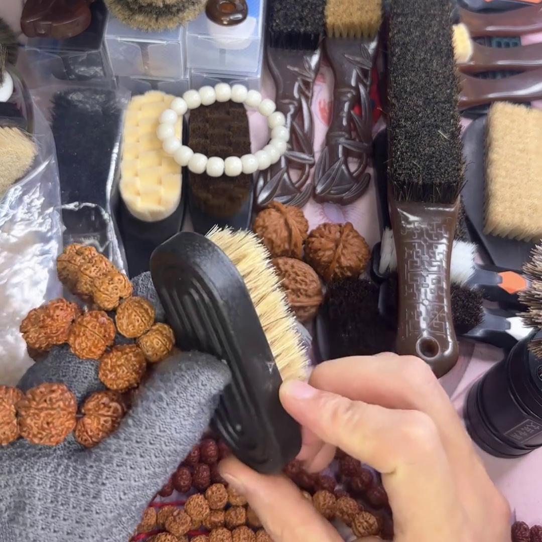 文玩刷子太脏怎么清洗,文玩刷子手套一体