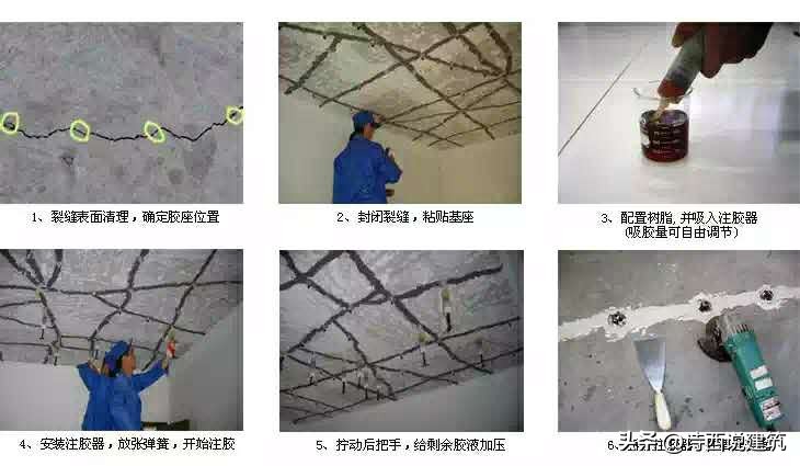 楼面混凝土裂缝的原因和解决方法,建筑工程裂缝怎么修复