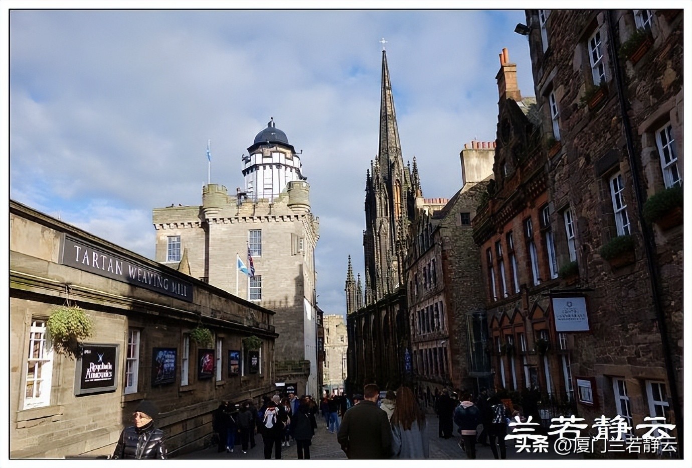 英国苏格兰爱丁堡小镇,爱丁堡是英国最浪漫的城市