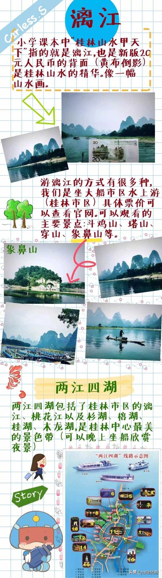 桂林阳朔甲天下景点,桂林阳朔漓江甲天下风景图片