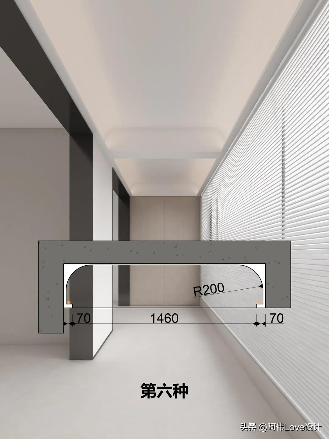 客厅带大阳台双阳台怎么设计,客厅阳台梁吊顶效果图