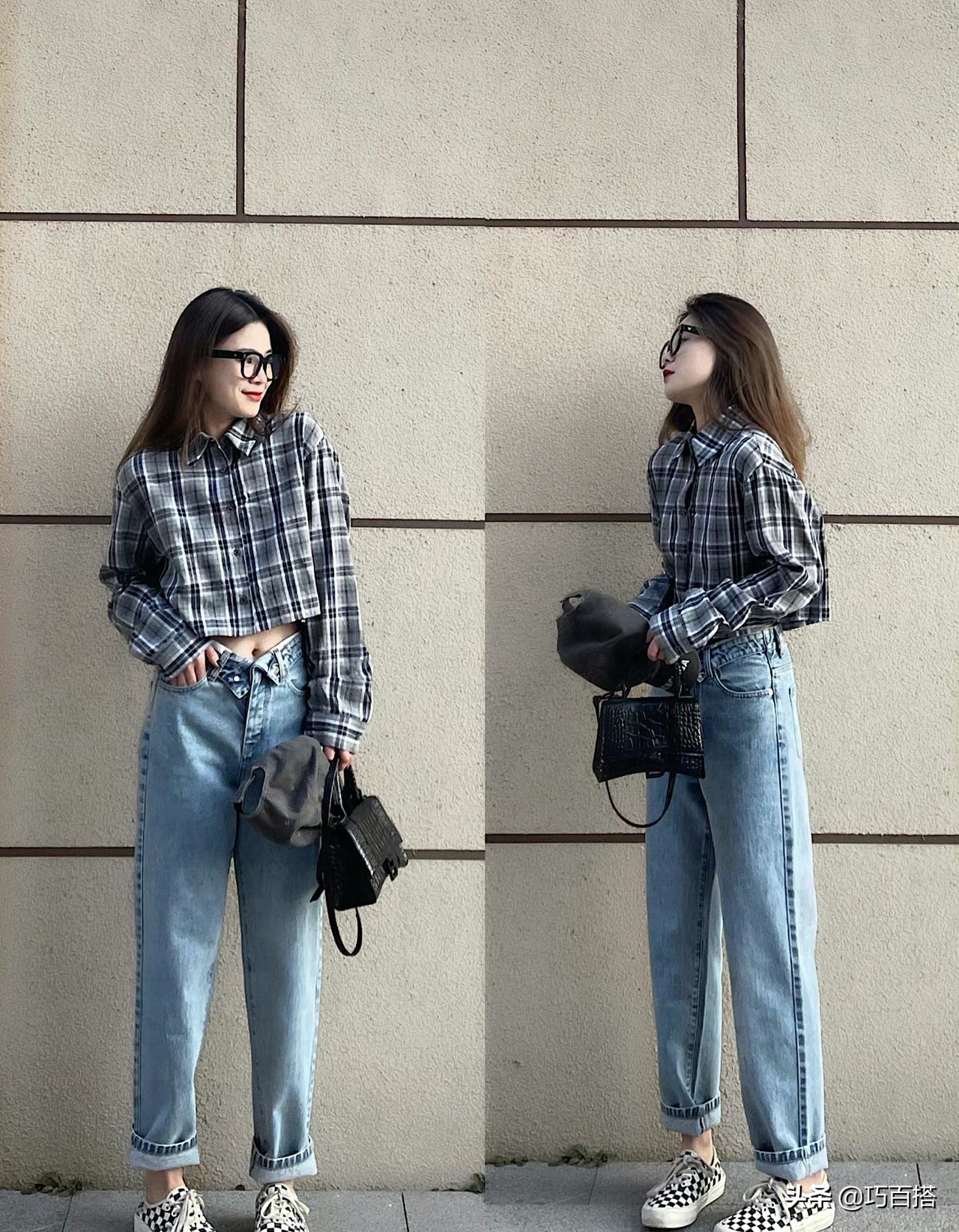 牛仔气质穿搭春季,早春穿牛仔才是真时髦