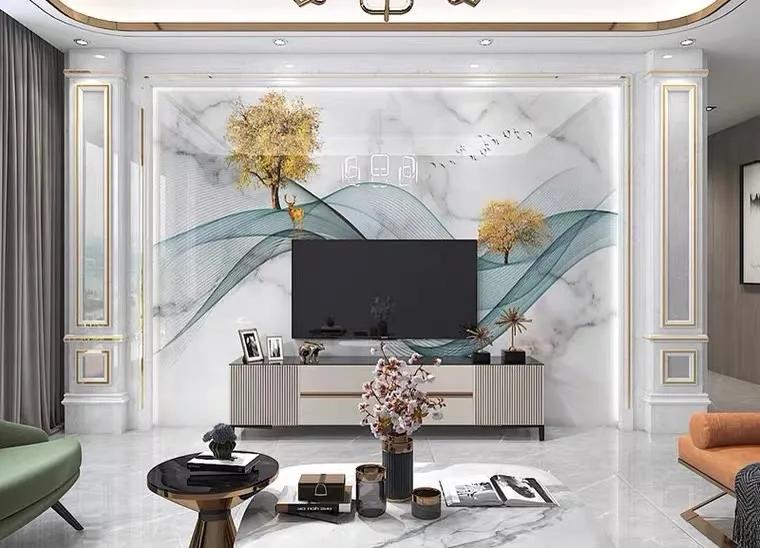 30款客厅背景墙效果图,客厅电视背景墙布