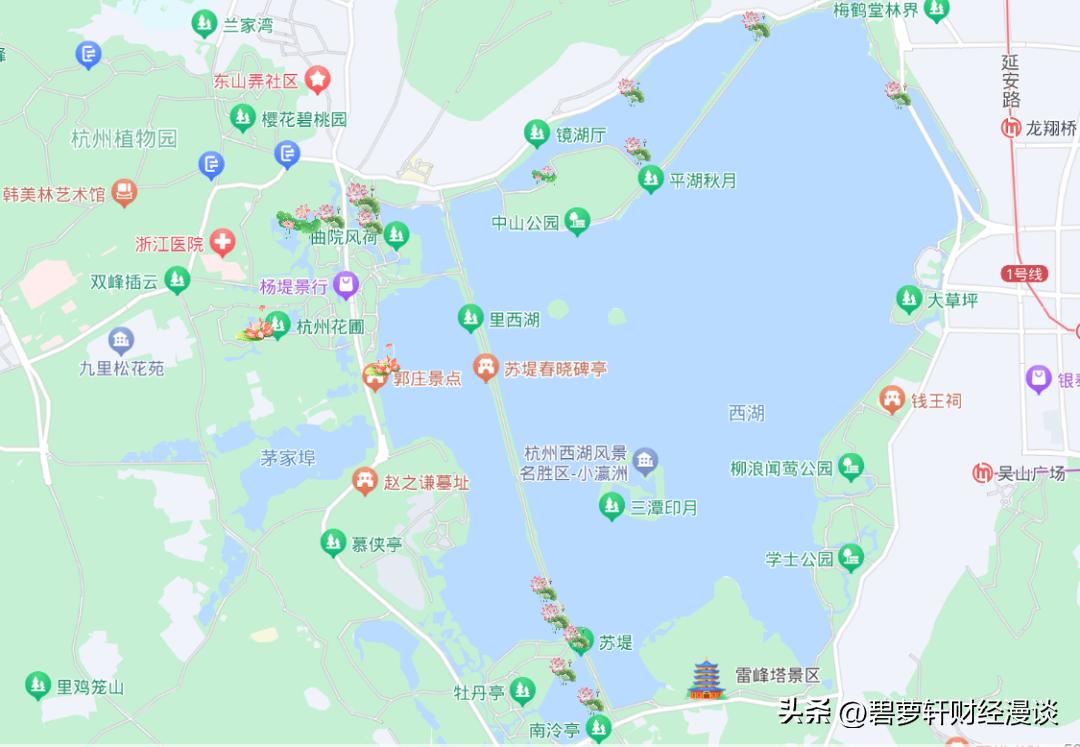 长沙第一波赏荷地图,杭州夏日赏荷地图