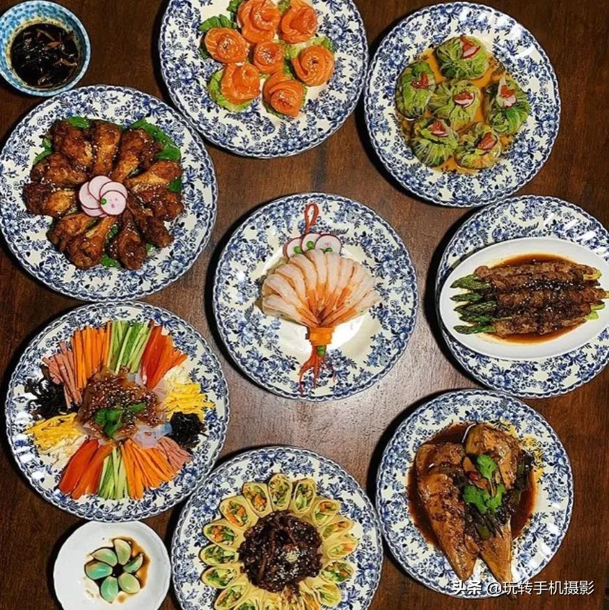 年夜饭朋友圈九宫格图片教程,九宫格模板年夜饭