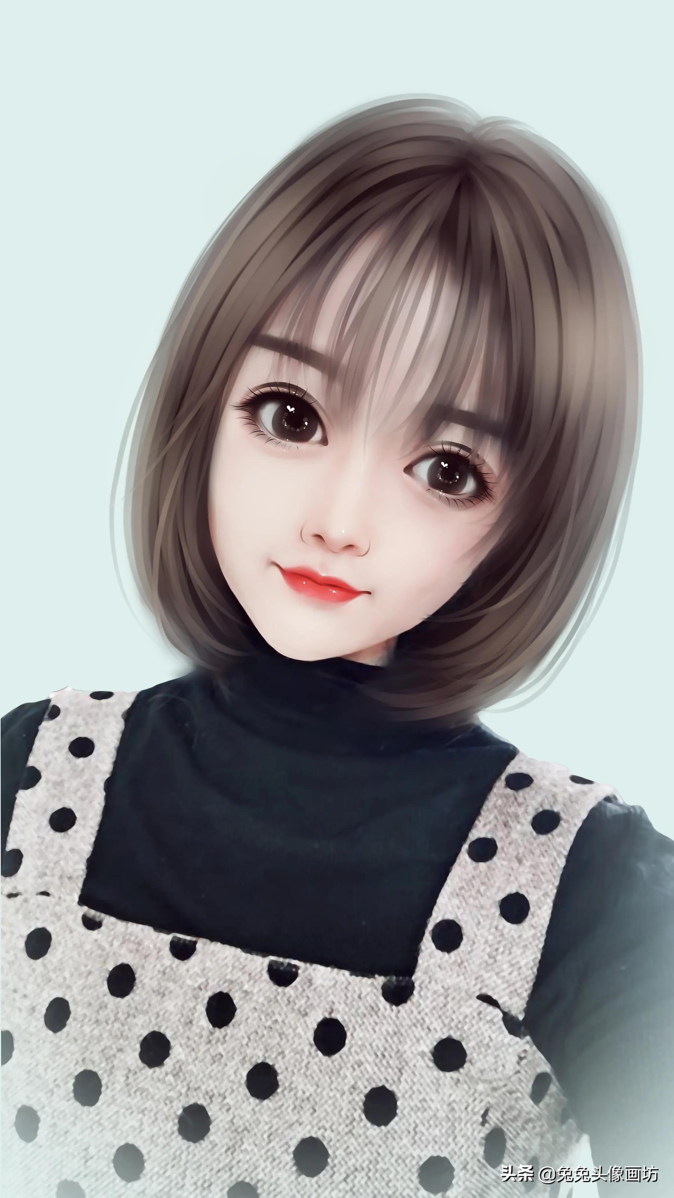 又好看又符合国家标准的漫画头像,最近特别流行的黑白漫画头像简单