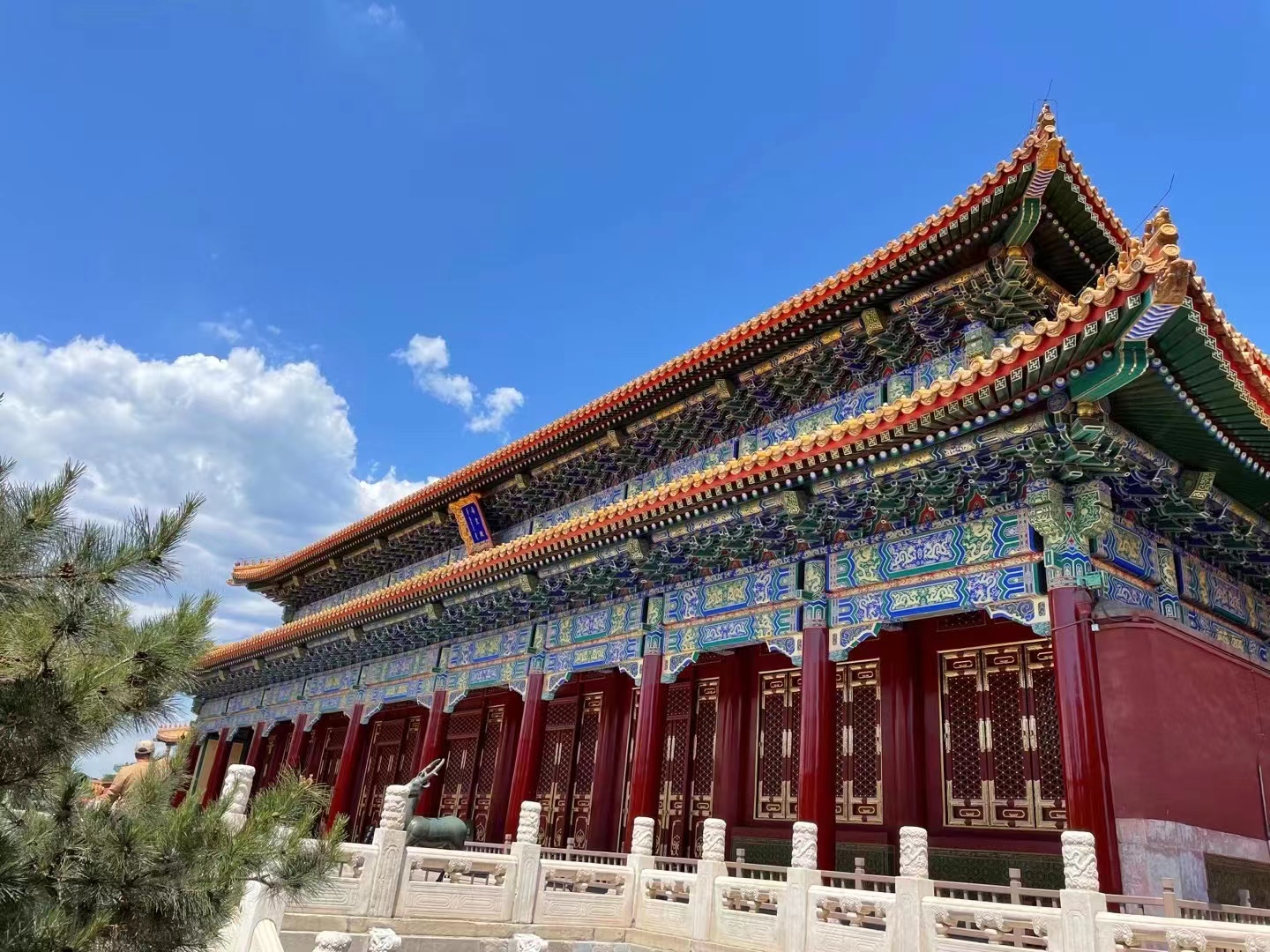 来北京一定要去一趟景山公园,北京景山公园春节风景