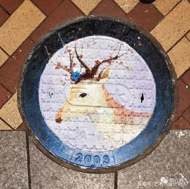 日本最惊人的井盖,真实的日本井盖