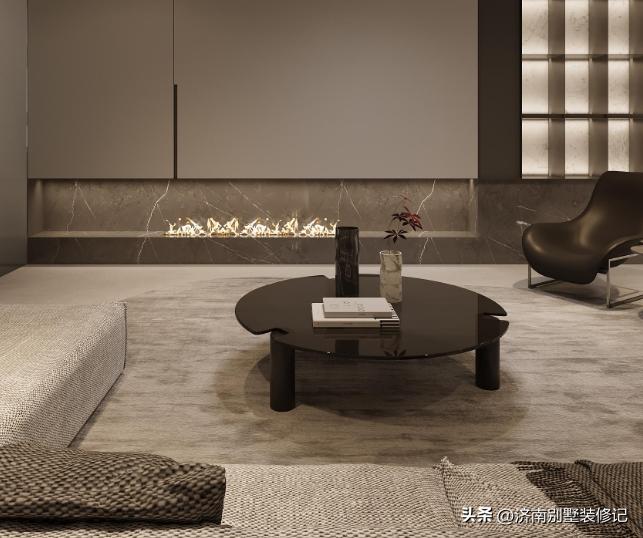 极简风美宅设计,秋冬现代轻奢风格美宅图片