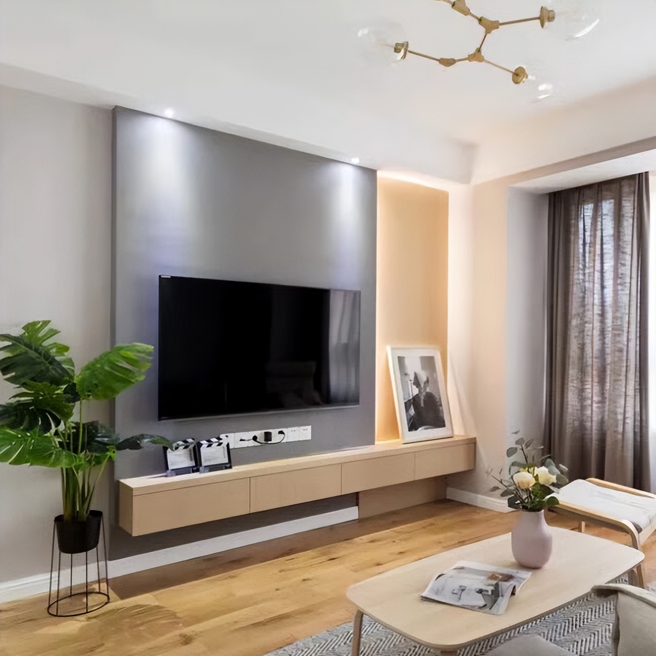 家装电视柜设计效果图大全,小户型电视柜设计图大全