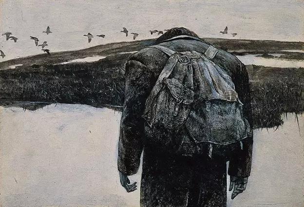 何多苓俄罗斯写生油画,何多苓油画2007