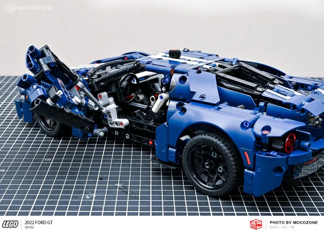 乐高积木福特gt跑车,福特gt2022