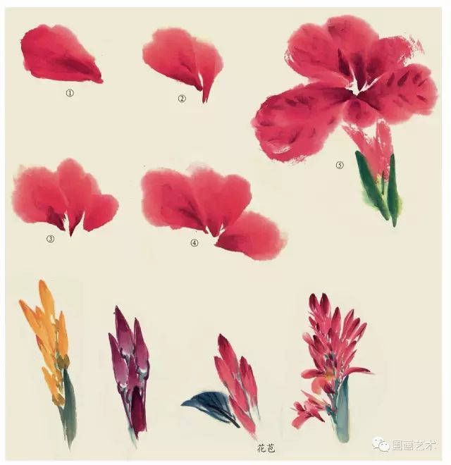 写意丁香花画法,写意鸡冠花的画法教程