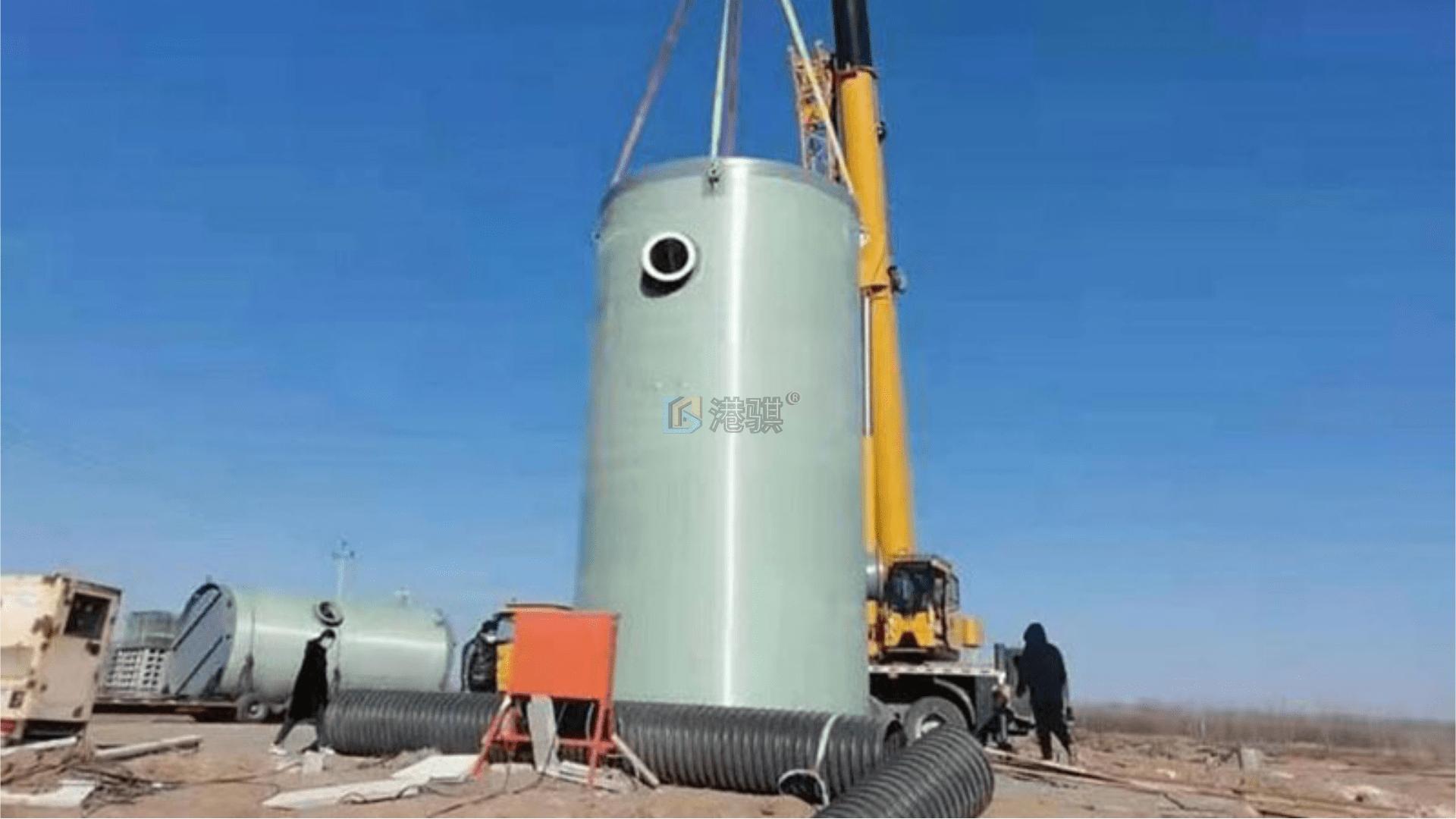 玻璃钢污水提升泵站配置以及优点,玻璃钢污水提升泵站规格