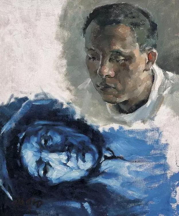 何多苓俄罗斯写生油画,何多苓油画2007