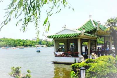 上海普陀长风公园风景,上海长风公园景观分析