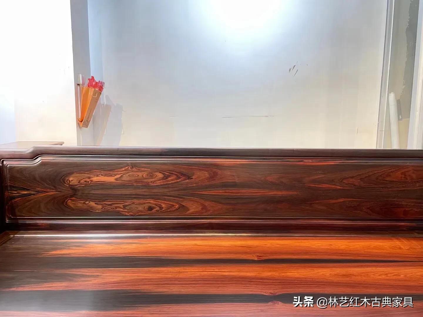 大红酸枝极品明式罗汉床,高端大红酸枝罗汉床
