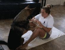 女生养大狗什么心理,养大狗的女生