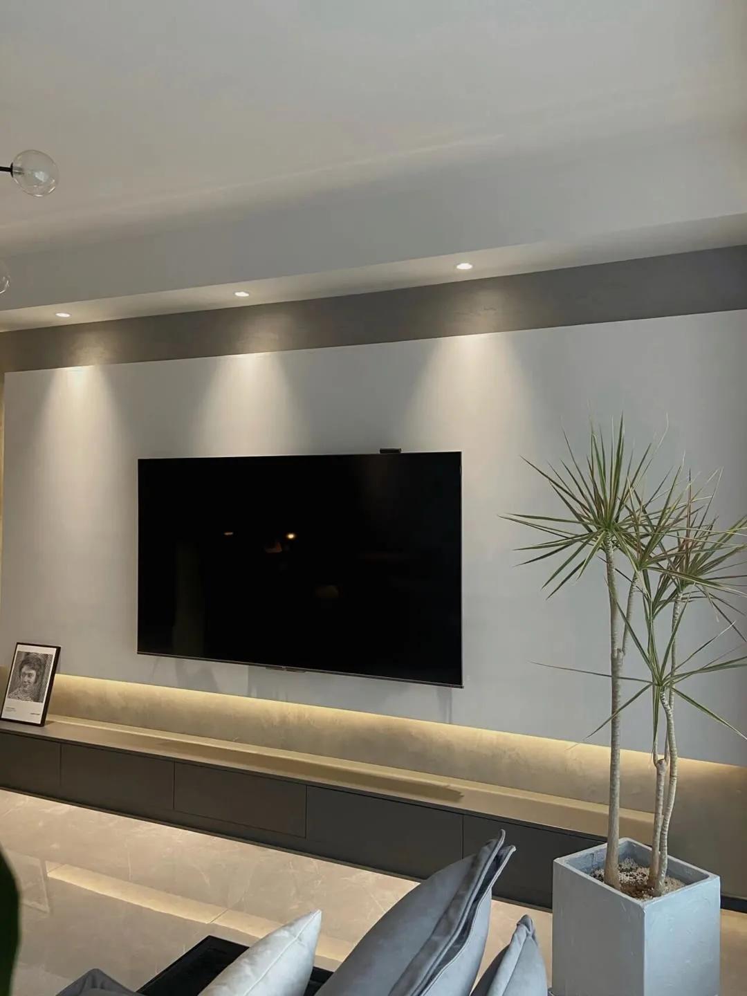 最流行格栅电视背景墙,30款背景墙