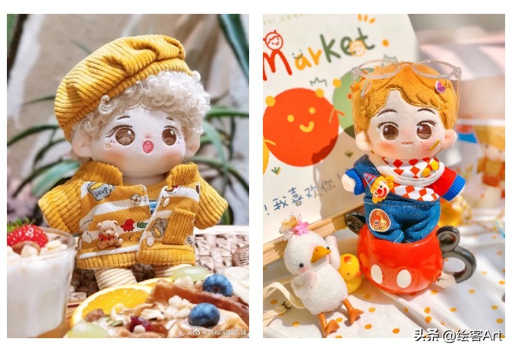 棉花娃娃怎么配衣服好看可爱,棉花娃娃的可爱娃衣图片