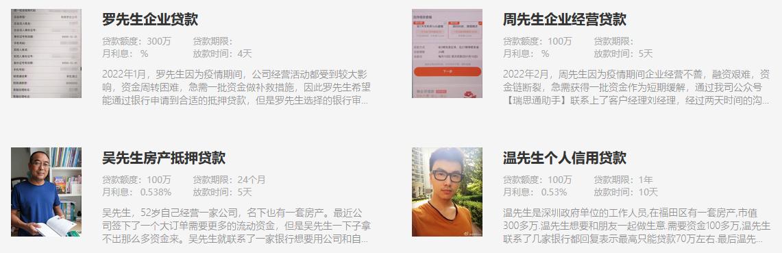 瑞思通金融服务,深圳瑞思通金服贷款