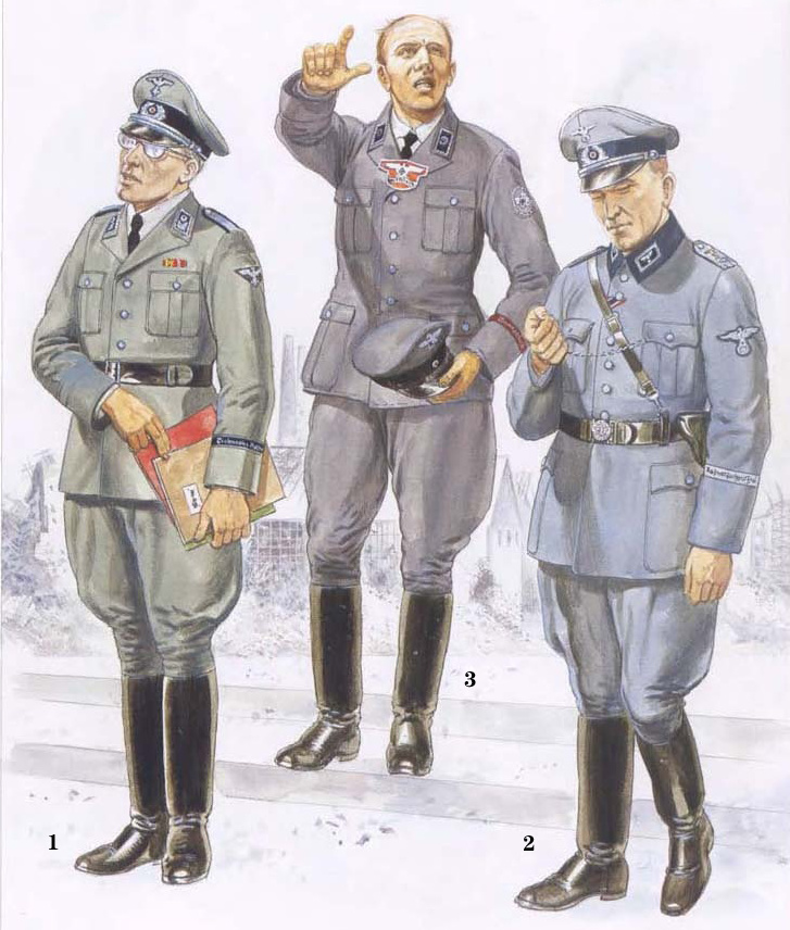 二战德国警察部队军服图册,二战德国警察宪兵队