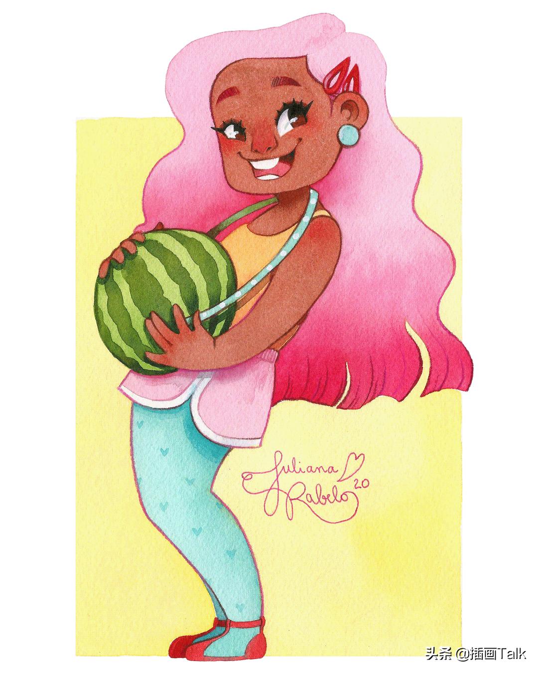 巴西插画师jaza动物插画系列,巴西插画师jaza的动物系列