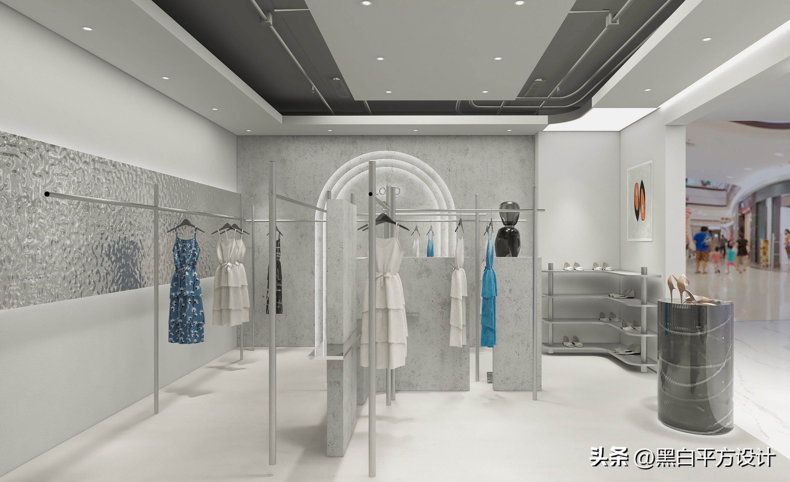 小众设计潮品工厂店,工业风买手店空间设计